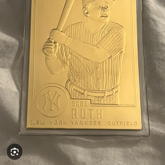 Gold Baseball Card - Picture 8 of 8